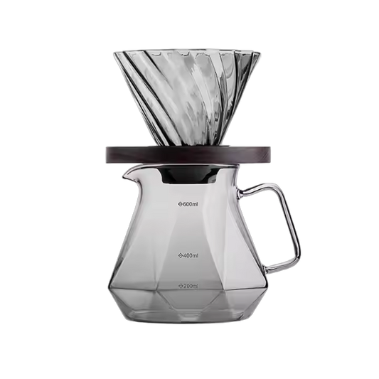 Pour Over Sæt Glas 600ML